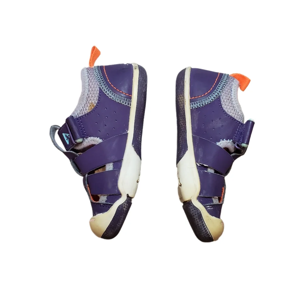 Plae 8 Toddler Girl Purple Water Friendly Fisherman Sandals